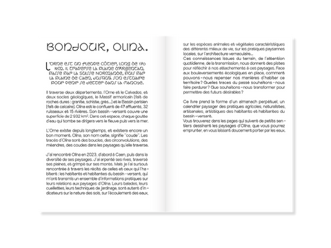 Almanach d'Olira - Habiter les paysages / Clémence Mathieu