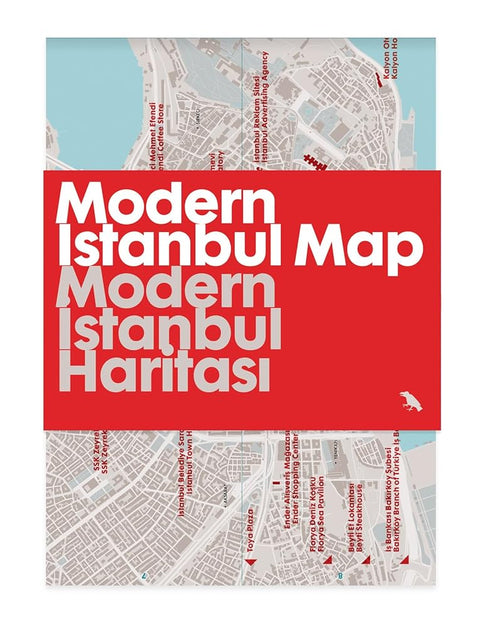 Modern Istanbul Map / Modern Istanbul Haritasi: Guide to Modern Architecture in Istanbul, Turkey (Blue Crow Media Architecture Maps) cover image