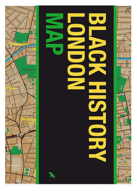 Black History London Map: Guide to Black Historical Landmarks in London (Blue Crow Media Architecture Maps) cover image