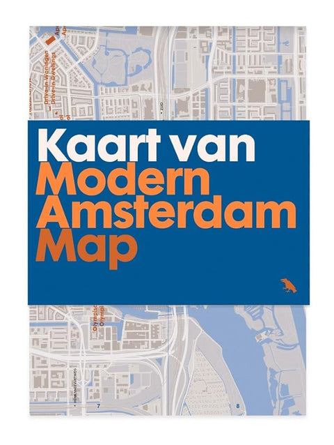Modern Amsterdam Map: Guide to Modern Architecture in Amsterdam, The Netherlands (Blue Crow Media Architecture Maps) cover image