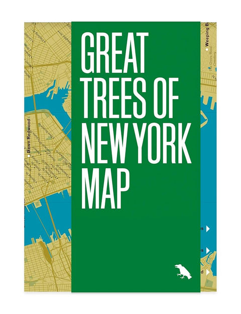 Great Trees of New York Map (Great Trees Maps by Blue Crow Media) cover image