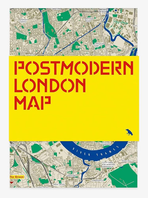 Postmodern London Map: Guide to Postmodernist Architecture in London (Blue Crow Media Architecture Maps) cover image