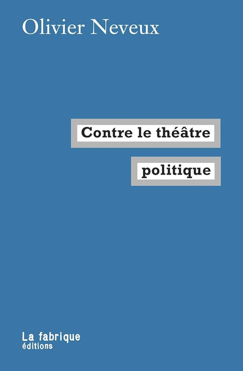 Contre le théâtre politique cover image