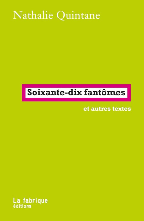 Soixante-dix fantômes (choses vues) cover image