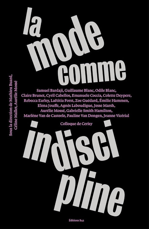 La mode comme indiscipline cover image