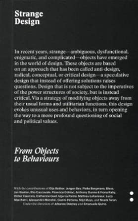 Strange Design - from Objects to Behaviours cover image