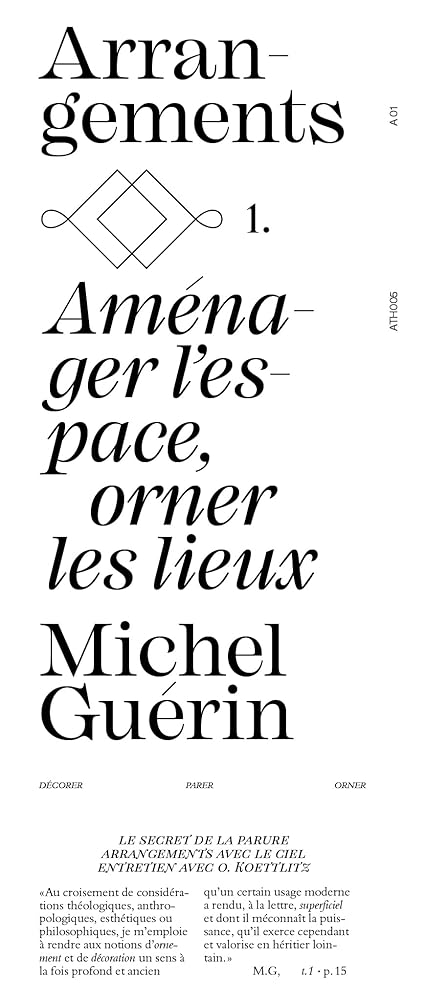 Arrangements: Tome 1, Aménager l'espace, orner les lieux cover image