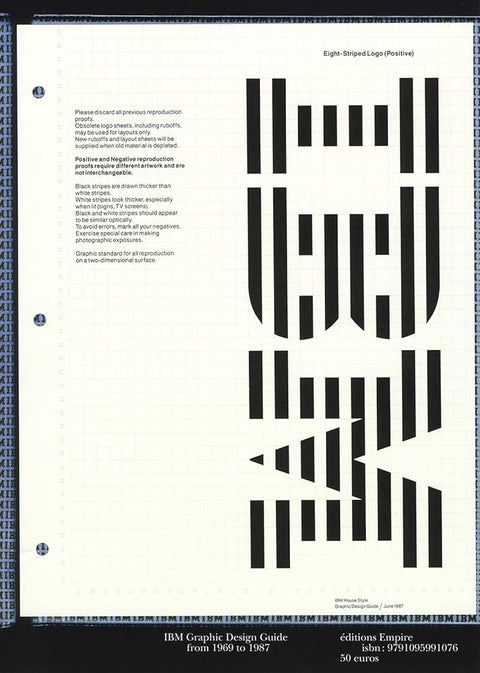 Ibm - Graphic Design Guide From 1969 To 1987 cover image