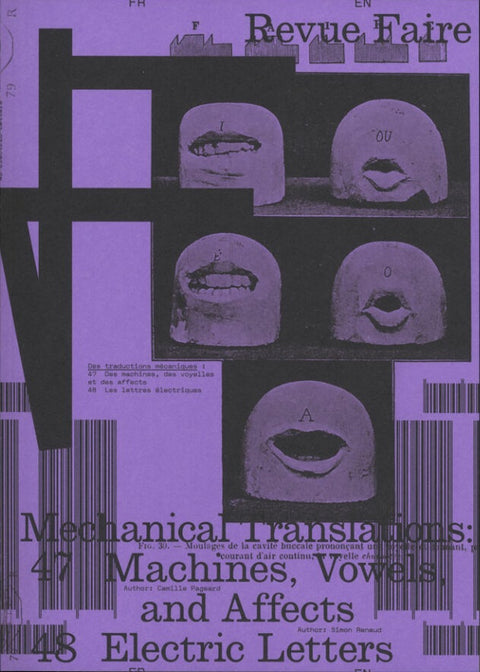 Revue Faire Magazine, Issues 47&48, November 2024: Mechanical Translations / Des traductions mécaniques cover image