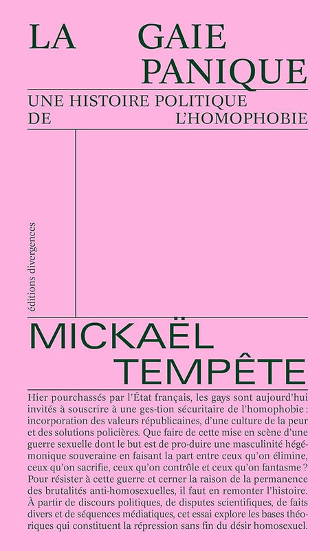 La Gaie panique: Une histoire politique de l'homophobie cover image