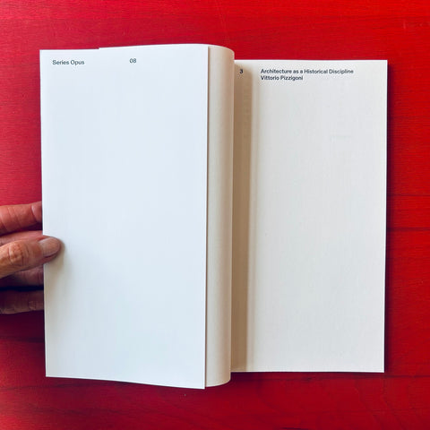 Architecture as a Historical Discipline / Vittorio Pizzigoni