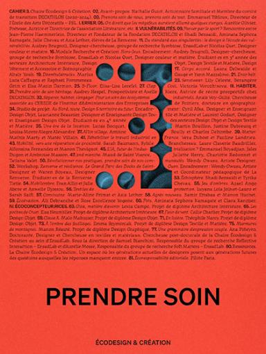 Écodesign et Création n° 03: Prendre soin / Caroline Dupré et Jérôme Meudic.