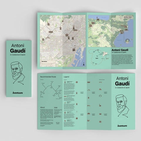 Antoni Gaudí in Barcelona & Spain / Architect Map