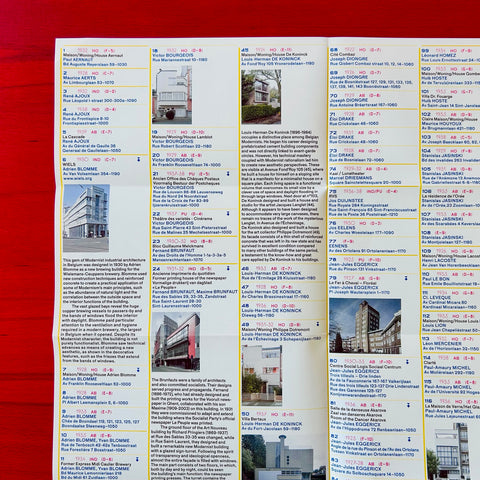 BRUSSELS MODERNIST MAP 1910–1940