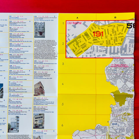 BRUSSELS MODERNIST MAP 1910–1940