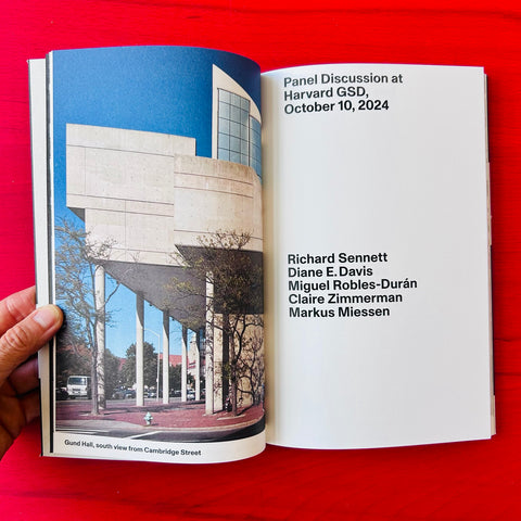 Reflections on Democracy and Urban Form / Diane E. Davis, Markus Miessen