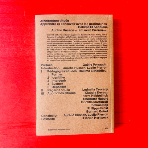 Architecture située : apprendre et concevoir avec les patrimoines