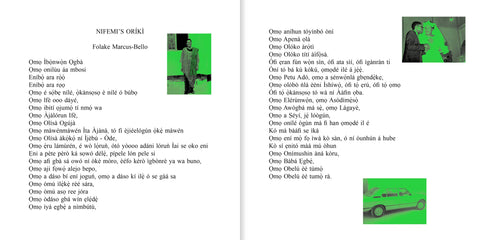 Oríkì: Material Affirmations in Three Acts / Nifemi Marcus-Bello
