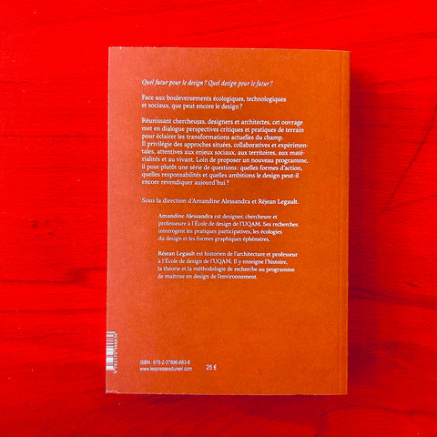 Quel futur pour le design ? Quel design pour le futur ? Manifestes et propositions / dir. Amandine Alessandra & Réjean Legault