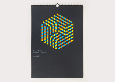 Karel Martens : Birthday Calendar