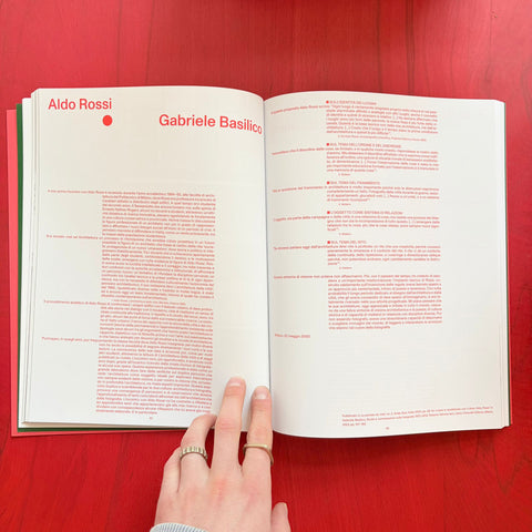 Gabriele Basilico fotografa Aldo Rossi