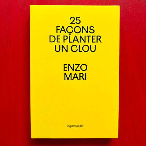 25 façons de planter un clou / Enzo Mari