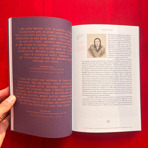 Histoires croisées Gae Aulenti, Ada Louise Huxtable, Phyllis Lambert, sur l’architecture et la ville / Marc-Antoine Dumas, Catherine Bédard, Léa-Catherine Szacka