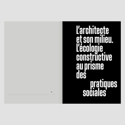 Ce que l'architecture fait à l'écologie / Valéry Didelon