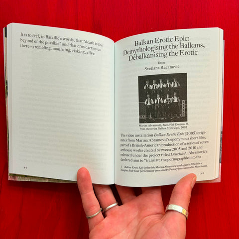 Marina Abramović: On the Erotic / Jenny Schlenzka, Julia Grosse, Agnes Gryczkowska, Svetlana Racanović, Silvia Federici, Audre Lorde, Mithu M. Sanyal, Elizabeth M. Stephens, Annie M. Sprinkle