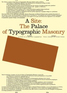 Revue Faire n° 50 : Un site. Le Palais de la maçonnerie typographique