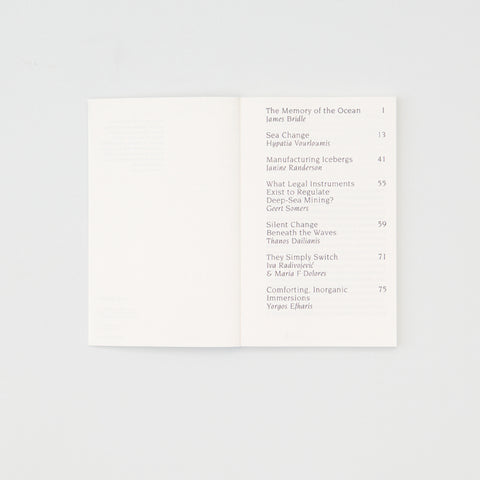 MEDITERRANEAN ICEBERGS: Invisible Connections Underwater, James Bridle, Janine Randerson, Thanos Dailianis, Hypatia Vourloumis, Yorgos Efharis, Asli Özdoyuran, Geert Somers, Iva Radivojević, Maria F. Dolores, Anna Lascari, David Bergé, Daphne Dragona