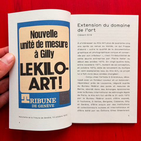 Pierre Keller: Le Kilo-Art (Hapax Series) / Clément Dirié, Pierre Keller, Martine Lanini, Tommaso Trini