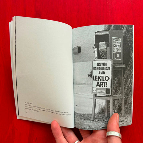Pierre Keller: Le Kilo-Art (Hapax Series) / Clément Dirié, Pierre Keller, Martine Lanini, Tommaso Trini