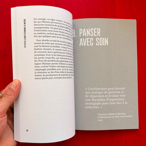20 petites leçons d'économie de matière / Victor Meesters, Vincent Laureau
