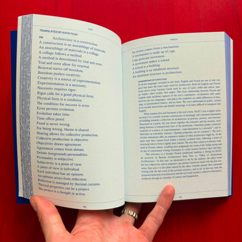 Traduire : Architecture / Katie Filek, Marc-Antoine Durand