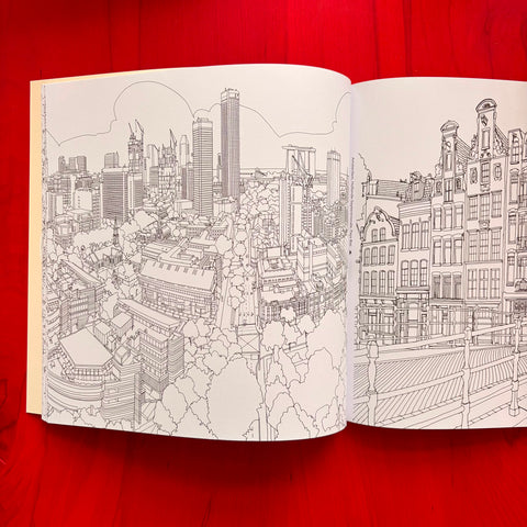 Villes rêvées: Des villes réelles et imaginaires à colorier / Steve Macdonald